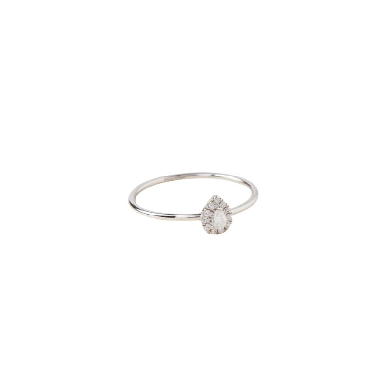 La bague CHELSEA Or blanc