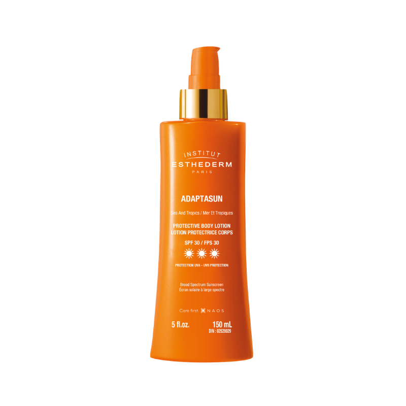 Adaptasun Lotion de Soin Solaire Corps, Mer et Tropique – FPS 30