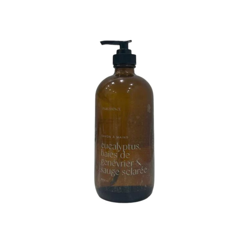 Savon à mains eucalyptus, baies de genévrier et sauge scarlée 500ml