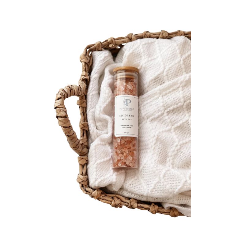 Sel de bain curcuma et rose