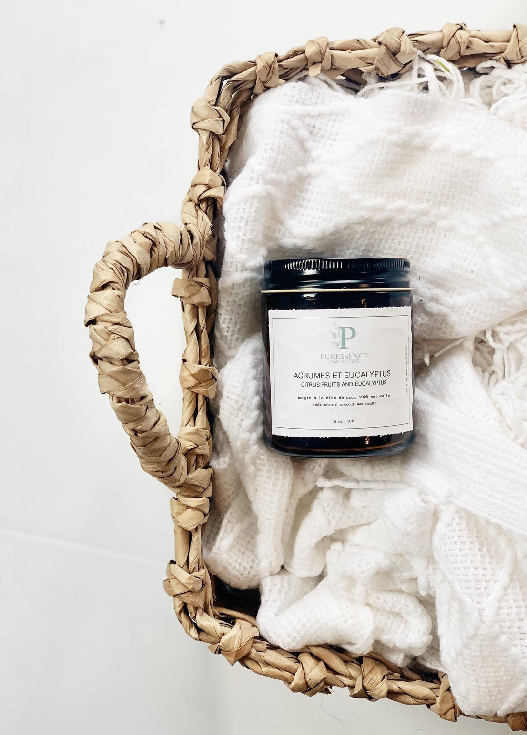 Bougie - agrumes et eucalyptus