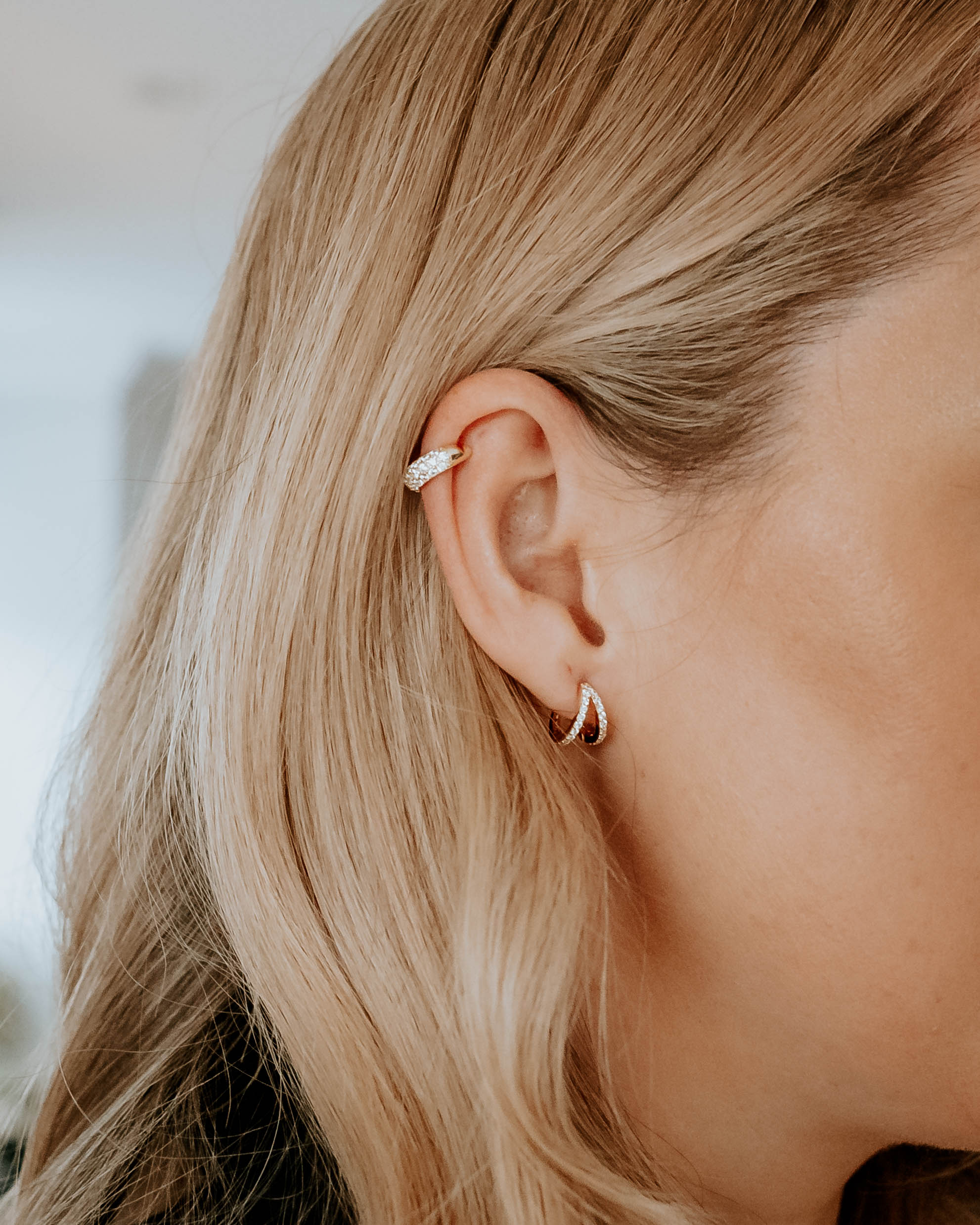 Les boucles d’oreilles SUNSET Or
