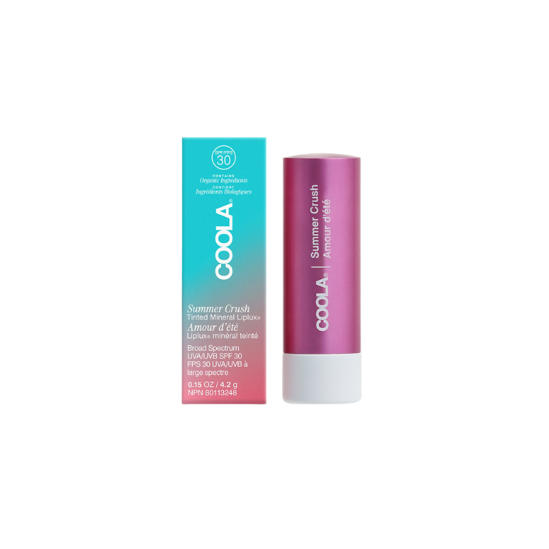 Baume à lèvres teinté biologique Mineral Liplux® Crème solaire SPF 30