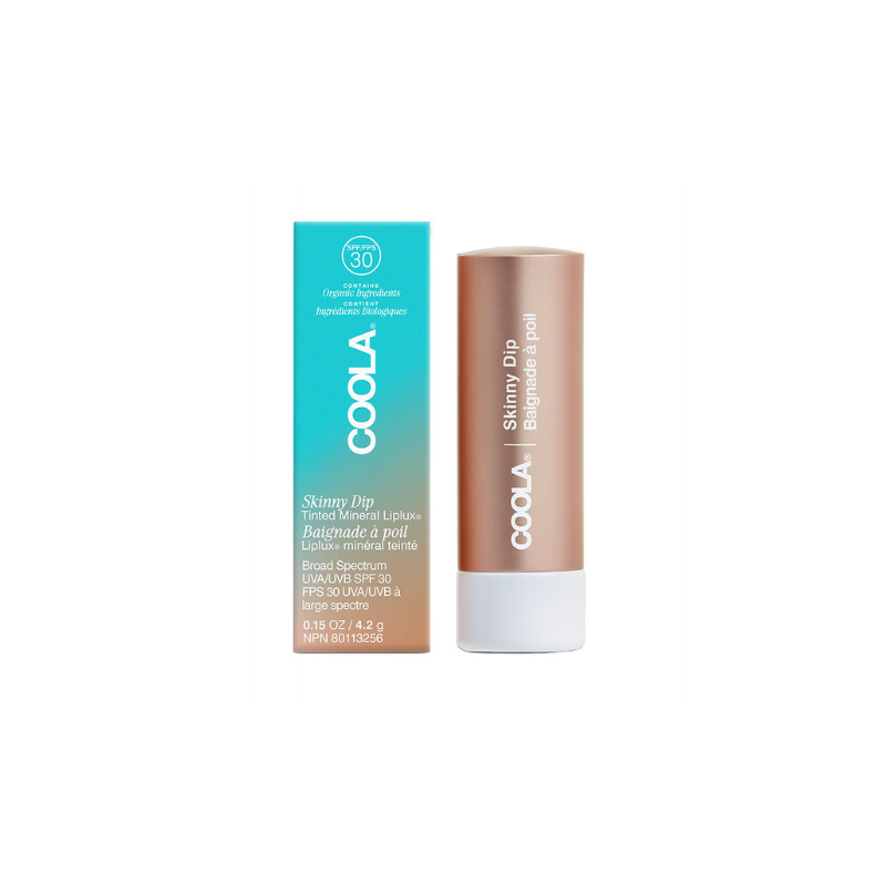 Baume à lèvres teinté biologique Mineral Liplux® Crème solaire SPF 30