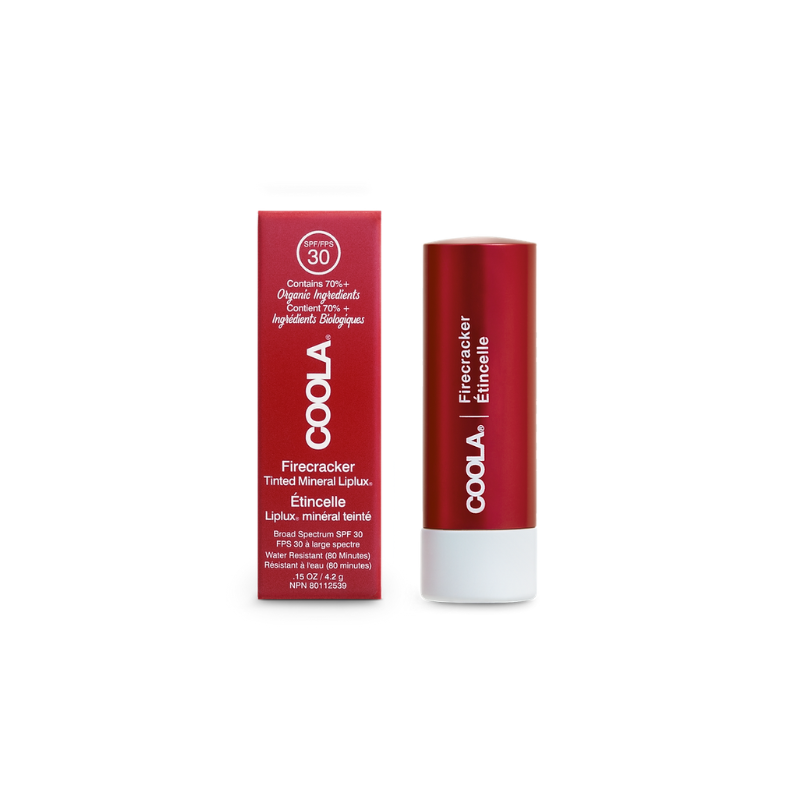Baume à lèvres teinté biologique Mineral Liplux® Crème solaire SPF 30
