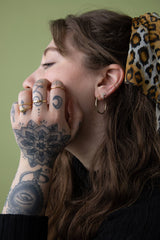 Ear cuff CAMILLE or blanc